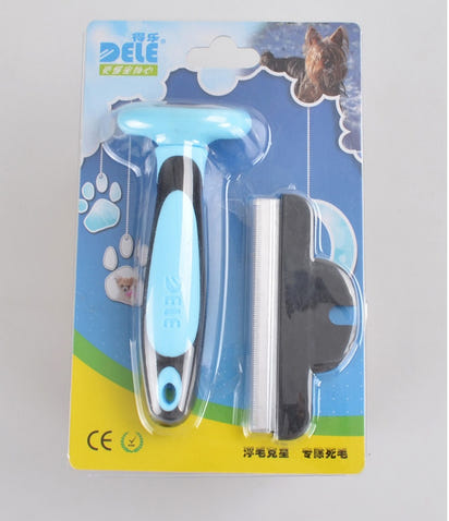 Pet Hair Removal Brush – Self-Cleaning Grooming Comb for Dogs & Cats