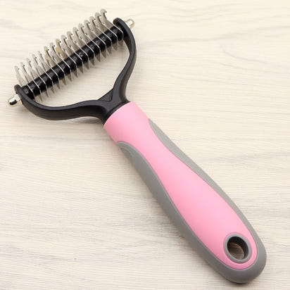 Pet Hair Removal Brush – Self-Cleaning Grooming Comb for Dogs & Cats