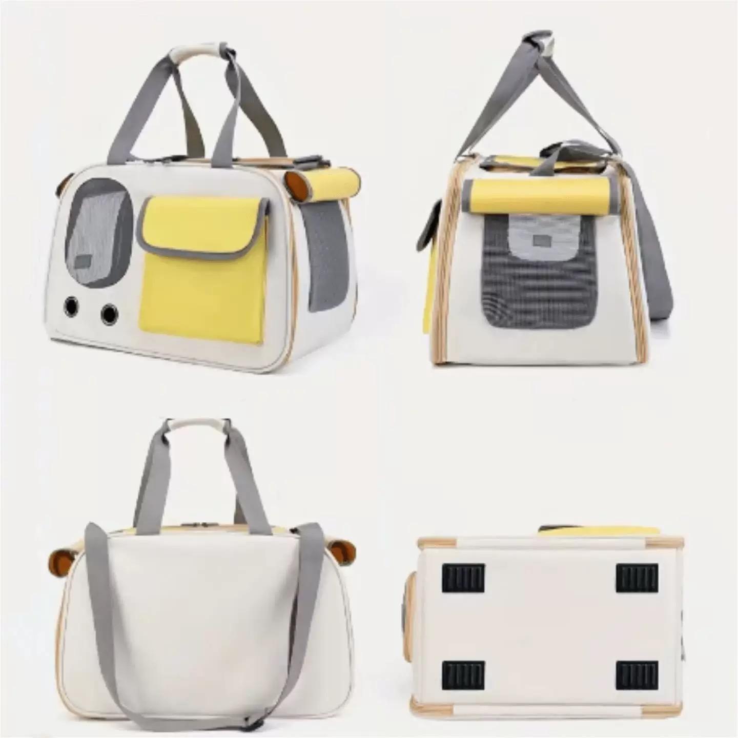 Portable Pet Travel Carrier – Breathable, Lightweight & Foldable Bag for Dogs & Cats