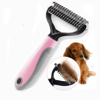 Pet Hair Removal Brush – Self-Cleaning Grooming Comb for Dogs & Cats