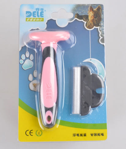 Pet Hair Removal Brush – Self-Cleaning Grooming Comb for Dogs & Cats