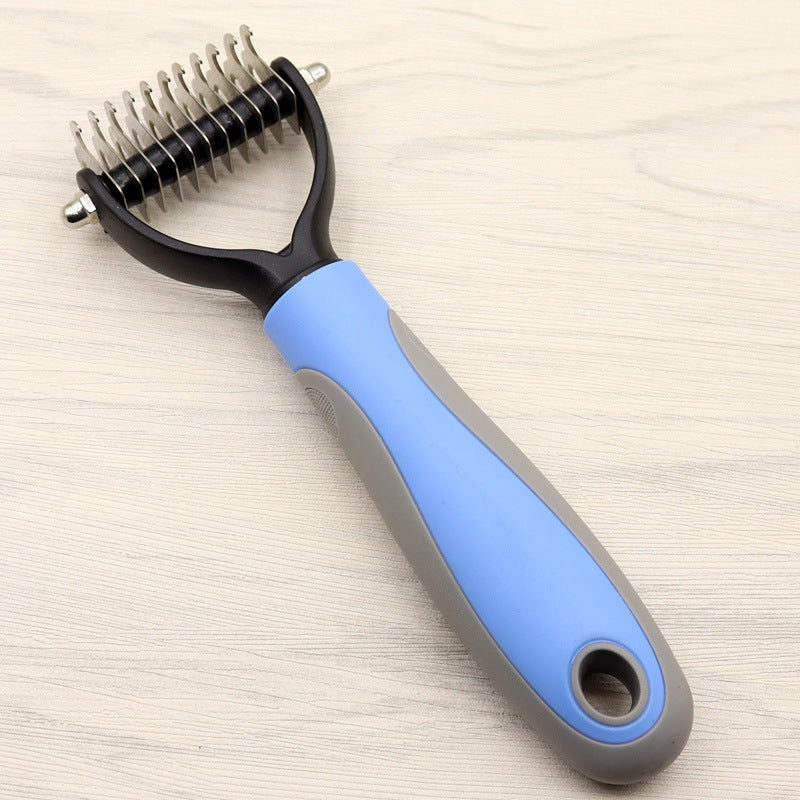 Pet Hair Removal Brush – Self-Cleaning Grooming Comb for Dogs & Cats