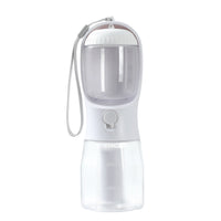 3-in-1 Portable Dog Water Bottle – Food, Water & Waste Bag Dispenser for Walks & Travel