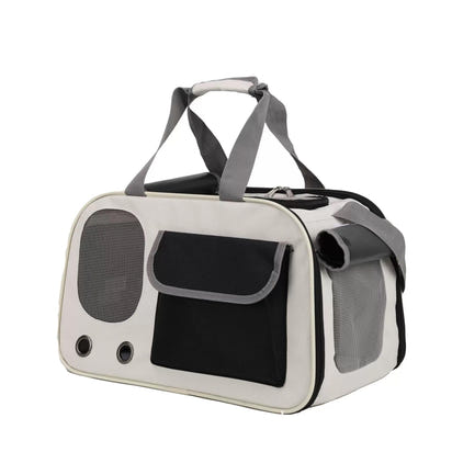 Portable Pet Travel Carrier – Breathable, Lightweight & Foldable Bag for Dogs & Cats