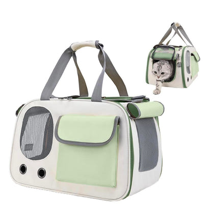 Portable Pet Travel Carrier – Breathable, Lightweight & Foldable Bag for Dogs & Cats