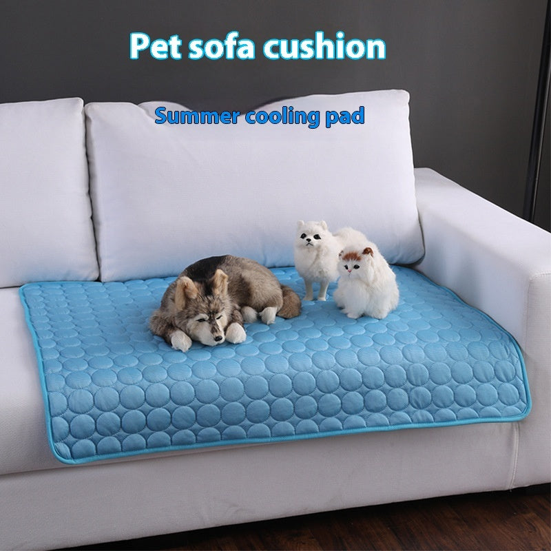 Cooling Dog & Cat Mat – Breathable Summer Bed Pad for Pets